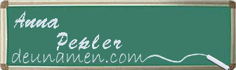 Anna Pepler Visitenkarte